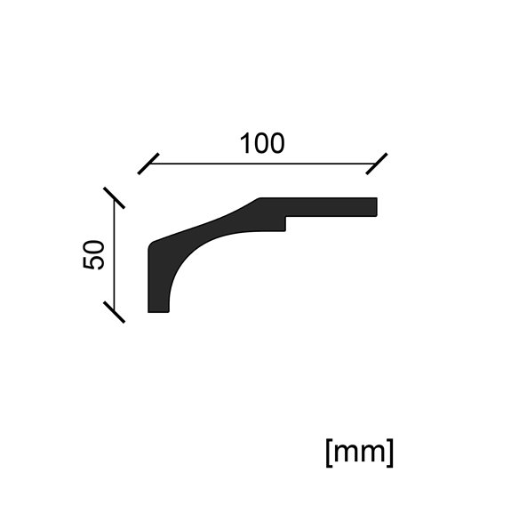 Listwa przysufitowa F-07