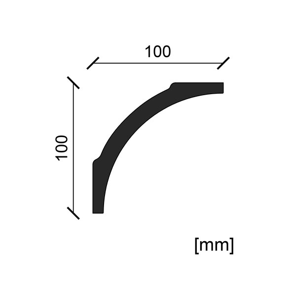 Listwa przysufitowa F-02