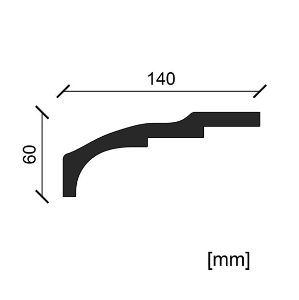 Listwa przysufitowa F-06