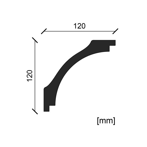 Listwa przysufitowa F-03