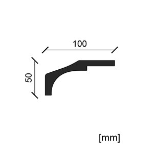 Listwa przysufitowa F-07