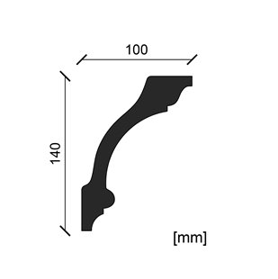 Listwa przysufitowa F-05